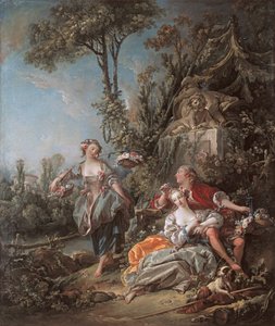 公園の恋人 作： François Boucher