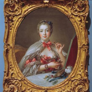 ポンパドゥール夫人、トイレで。 作： François Boucher