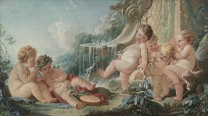 音楽とダンス 作： François Boucher