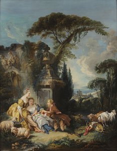 田園風景 作： François Boucher