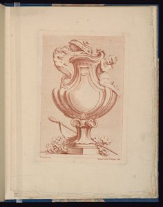 プレート 10、Livre de vases (花瓶の本) 作： François Boucher