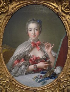 ポンパドゥール侯爵の肖像1721-1764、1750 作： François Boucher