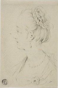 若い女性の胸像 作： François Boucher