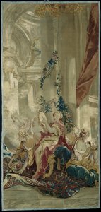 プシュケの物語より、プシュケのキューピッド宮殿への入場 作： François Boucher