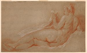 リクライニングヌード研究 作： François Boucher