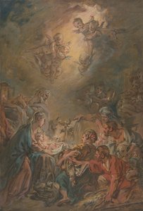羊飼いの崇拝、. 作： François Boucher