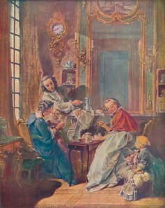 午後の食事、1739年 作： François Boucher
