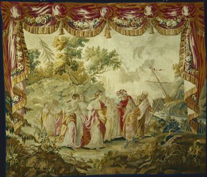 カリプソの島にテレマコスが到着、1776年以降のテレマコスの物語 作： François Boucher