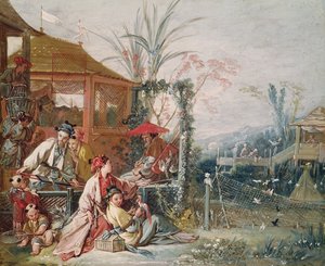 チャイニーズ・ハント、1742年 作： François Boucher