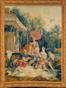 イタリアの村のシーンのセットからの照合