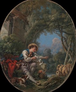 メッセンジャーの派遣、1765年。 作： François Boucher