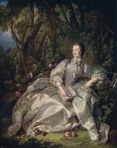 ポンパドゥール侯爵、1758年、1915年 作： François Boucher