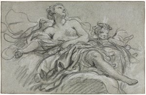 ヴィーナスとキューピッド 作： François Boucher