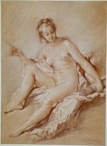 矢印と矢筒を持つ金星 作： François Boucher