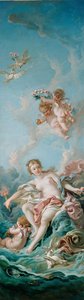 波の上のヴィーナス 作： François Boucher