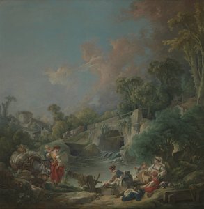 洗濯婦、1768 作： François Boucher