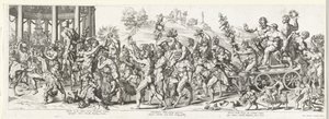 トリオンフ・ヴァン・バッカス 作： François Chauveau (attributed to)