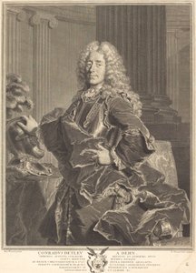 コンラッド・デトリュー・フォン・デーン 作： François Chereau I after Hyacinthe Rigaud