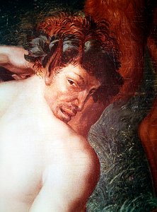 ダイアナ・バージングのサテュロスの頭 作： François Clouet