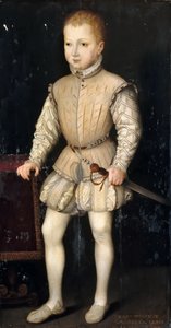 子供の頃のフランスのヘンリー四世 作： François Clouet