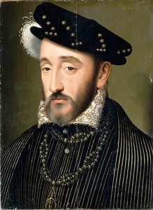 フランス国王アンリ 2 世の肖像 (1519 ～ 1559 年、1547 年)。