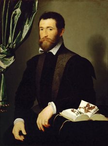 薬剤師のピエール・クテの肖像、1562年。 作： François Clouet
