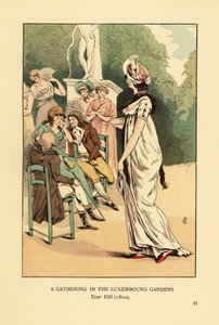 ルクセンブルク庭園での集い、8年目 作： François Courboin