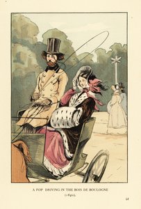 ブーローニュの森で運転するフォップ 作： François Courboin
