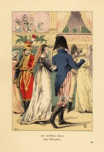 仮面舞踏会のファッショナブルなゲスト 作： François Courboin