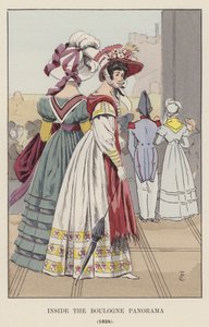 ブローニュパノラマの内部、1824年 作： François Courboin