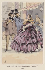 大通りのライオンズの最後、1853 作： François Courboin