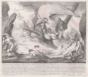 1742年の中国のためのSeconda Macchina：ユリシーズとサイレン 作： François Hutin