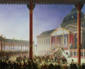 シャンドマイの集会、1815年6月1日 作： François Joseph Heim