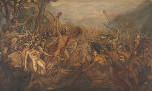 戦闘シーン、19 世紀。 作： François Joseph Heim