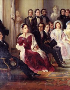 フランソワアンドリュー（1759-1833）コメディフランセーズのホワイエで彼の悲劇ジュニウスブルータスを読む、1828年5月26日、1847年（216914の詳細） 作： François Joseph Heim