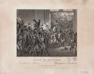 ボナパルトの帰還、1815年3月20日、1820年頃 作： François Joseph Heim