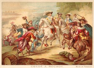 ロクロイの戦いでのグランドコンデ、1643年（クロモリト） 作： François Joseph Heim