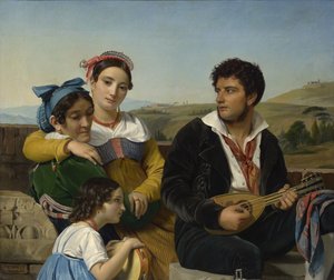 ミュージカルグループ、1821年 作： François Joseph Navez