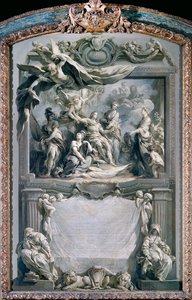 ルイ15世はヨーロッパに平和を与える 作： François Le Moyne