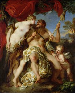 ヘラクレスとオンファレ、1724 作： François Lemoyne