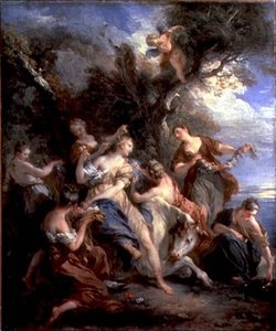 ヨーロッパのレイプ、1725 作： François Lemoyne