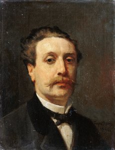 ガイ・ド・モーパッサンの肖像 作： François Nicolas Auguste Feyen Perrin
