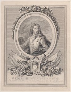 国王海軍中将、ルネ・デュゲ・トルーアンの肖像、1765～1807年。 作： François Nicolas Barthélemy Dequevauviller