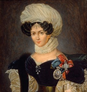 タチアナ・ヴァシリエフナ・ゴリツィナ王女の肖像 1783-1841、1830年代 作： François Nicolas Riss