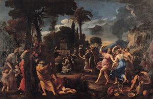 金の子牛の崇拝 作： Francois Perrier