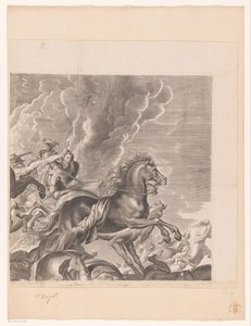 アマゾン族とギリシア族の戦い（右上部） 作： François Ragot