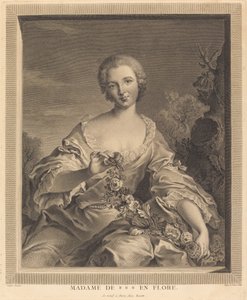 フローラのXXX夫人 作： François Voyez after Jean Marc Nattier