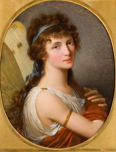 プシュケ役のシャルルモント夫人の肖像 作： フランソワ・ザビエル・ファーブル