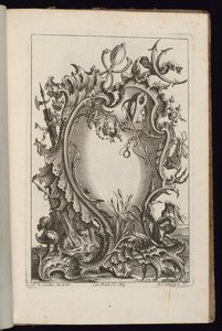 水星の杖のカートリッジ、不規則なカートリッジの本 作： François de Cuvilliés the Elder