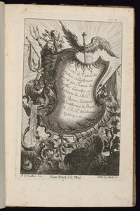水星の杖のカートリッジ、不規則なカートリッジの本 作： François de Cuvilliés the Elder